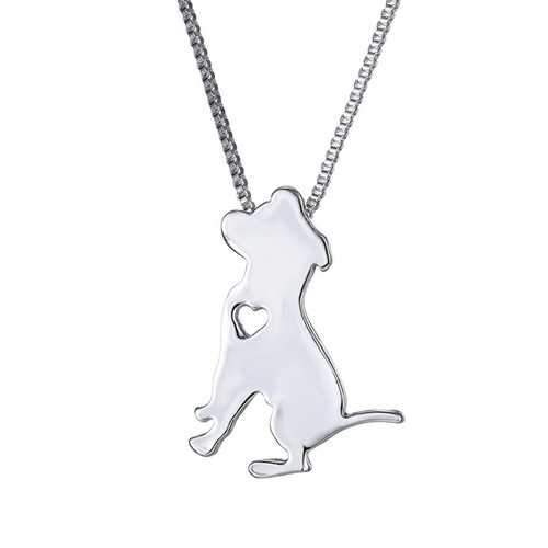 Puppy Dog Cute Lovely Animal Charm Friends Necklace Chain Jewelry
