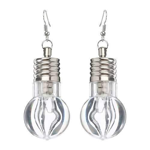Cute LED Bulb Flashing Earrings Party Accessories for Women