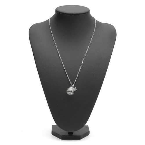 Vintage Alloy Glass Bottle Dandelion Letter Wish Necklace