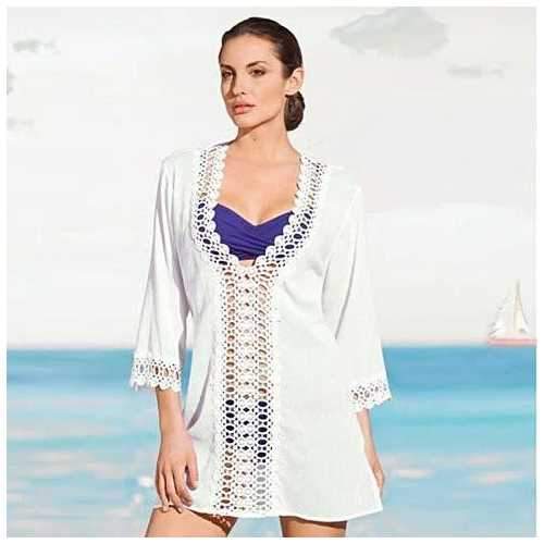 SUN KISSED Crochet Beach Tunic Cover Ups