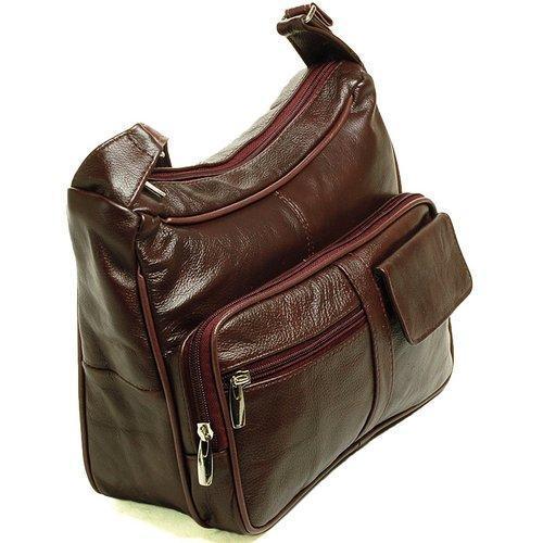 Genuine Leather Shoulder or Cross-Body Bag - 4 Colors