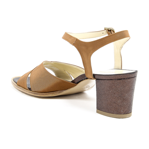 V 1969 Italia Womens Ankle Strap Sandal Brown VERA