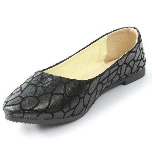 Fashion Stone Pattern Crack Leisure Flat Slip On Loafers