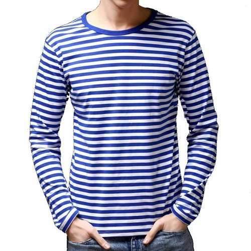 Slim Fit Sailor's Striped Shirt Long-Sleeved T-shirt