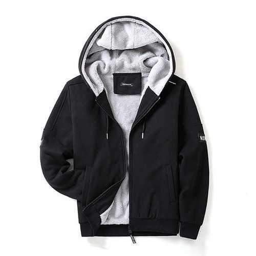 Thick Warm Zip Up Casual Hoodies