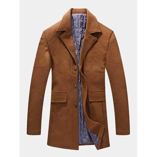 Mid-long Wool Business Outerwears