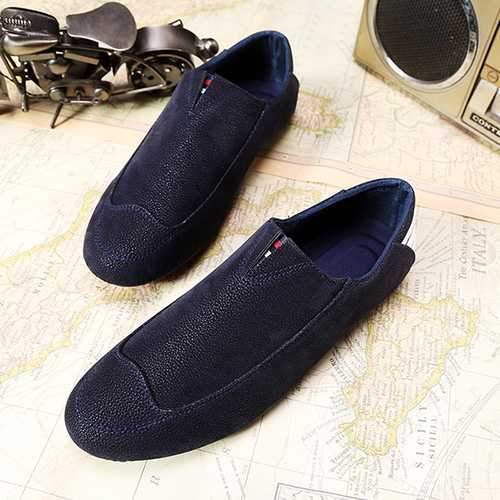 Men Shoes Flats Comfortable Soft Breathable Casual Outdoor Slip On Flats Loafers Shoes