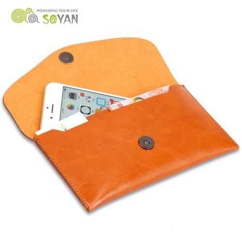 SOYAN Universal Multifunctional PU Leather Wallet Case Phone Bag Cover for under 6 inch Smartphone