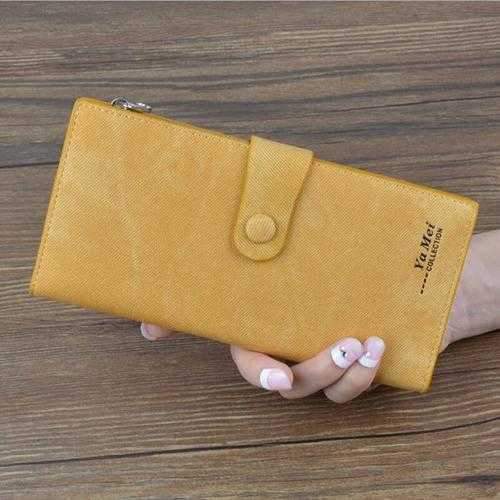 YA Mei Multifunctional Denim Pattern PU Zipper Wallet Bag Case Cover For 5.0 Inch Smartphone