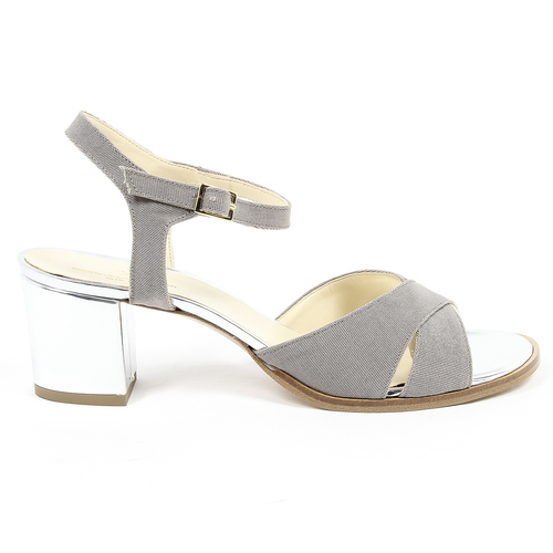 V 1969 Italia Womens Ankle Strap Sandal Taupe VERA