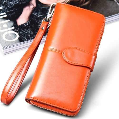 Floveme Fashion Woman PU Zipper Wallet Bag Multifunctional Purse for Samsung Xiaomi Mobile Phone