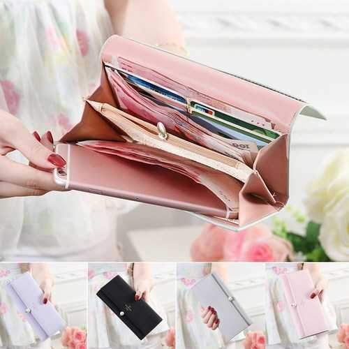 Multifunctional Women PU Leather Pearl Purse Wallet Phone Case Card Holder for Phone under 6 inches