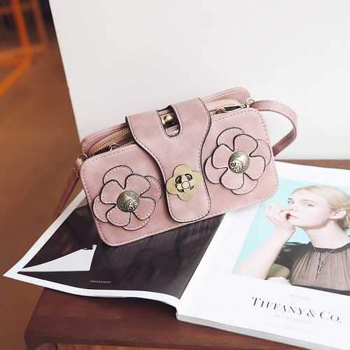 Women Retro PU Leather Hasp Zipper Handbag Rectangular Purse Wallet Phone Bag for Xiaomi iPhone