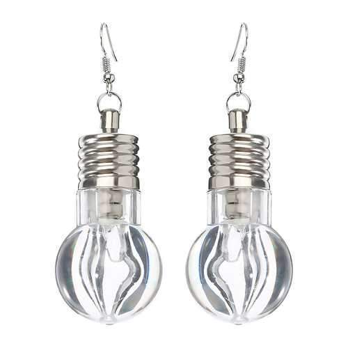 Cute LED Bulb Flashing Earrings Party Accessories for Women