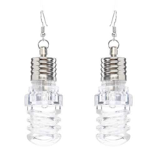 Cute LED Bulb Flashing Earrings Party Accessories for Women