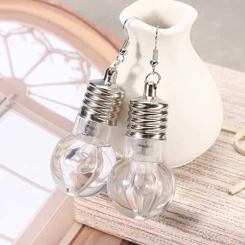 Cute LED Bulb Flashing Earrings Party Accessories for Women