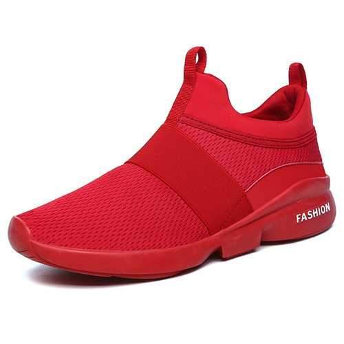 Men Comfy Ankle Cushion Slip On Sports Sneakers