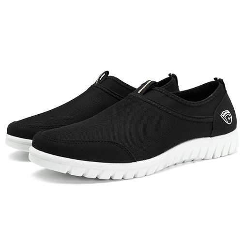 Men Soft Sole Sports Breathable Cloth Sneakers