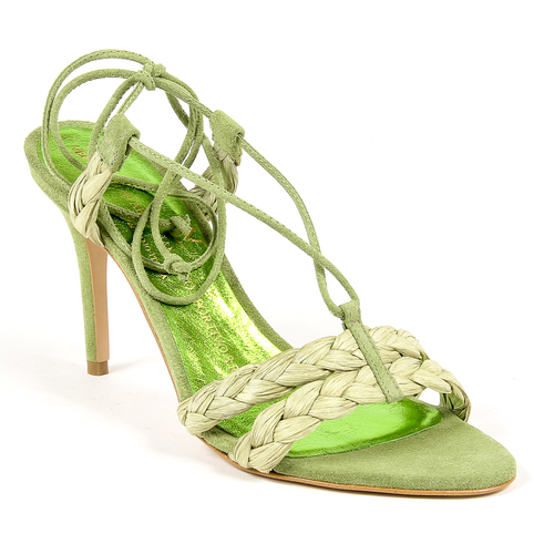 V 1969 Italia Womens Sandal Green LETITIA