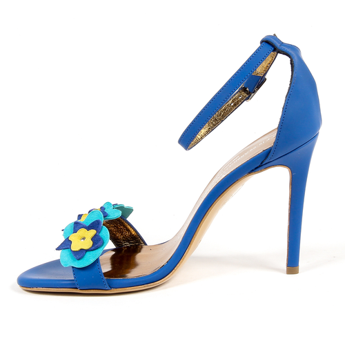 V 1969 Italia Womens Ankle Strap Sandal Blue CATALINA