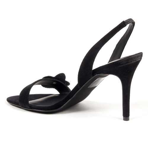 V 1969 Italia Womens Ankle Strap Sandal Black ELEONOR