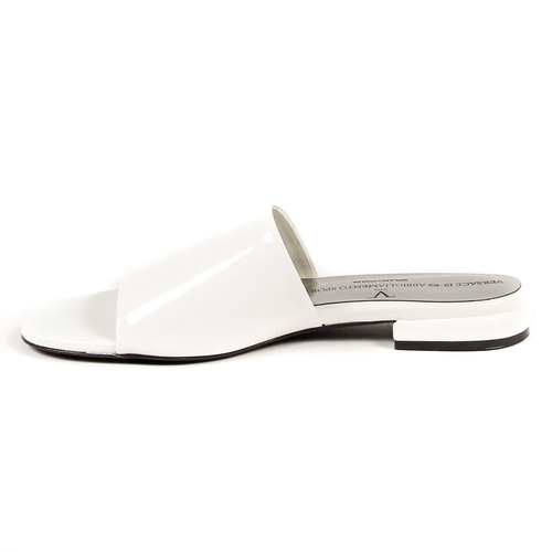 V 1969 Italia Womens Flat Sandal White IZAR