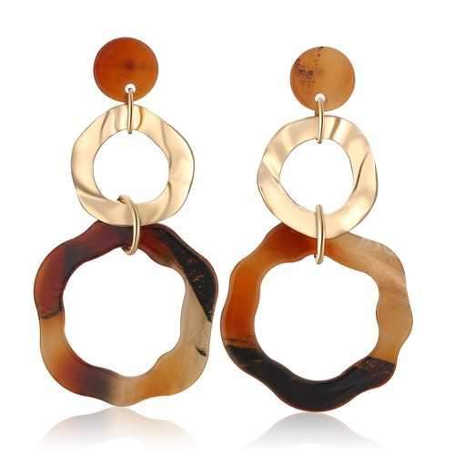 Fashion Dangle Geometry Acrylic Reputation Women Earrings