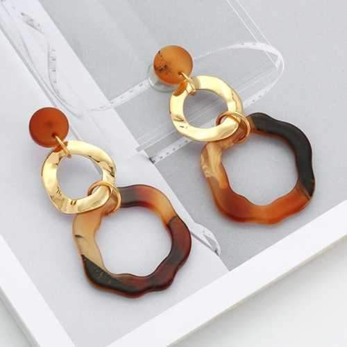 Fashion Dangle Geometry Acrylic Reputation Women Earrings