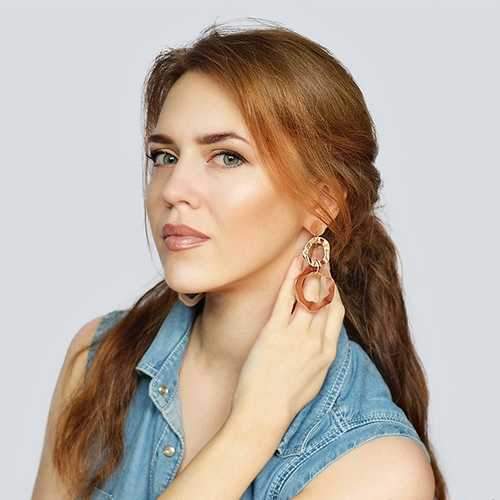 Fashion Dangle Geometry Acrylic Reputation Women Earrings