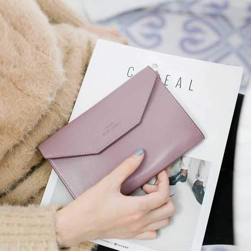 Universal Women Portable Large Capacity Card Slot Phone Wallet for Mobile Phone