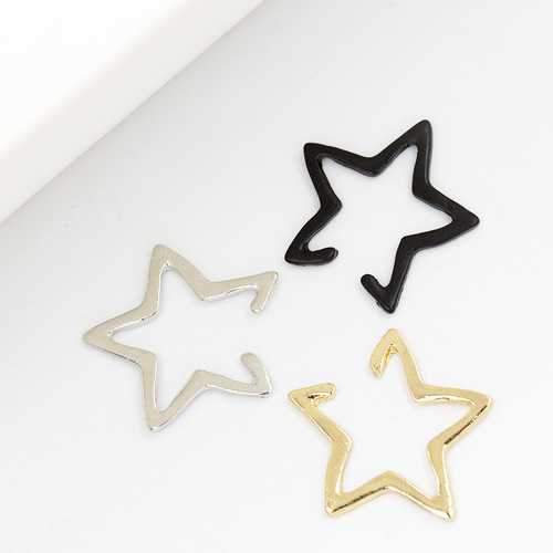 Punk Hollow Star Ear Clip for Women's Earring