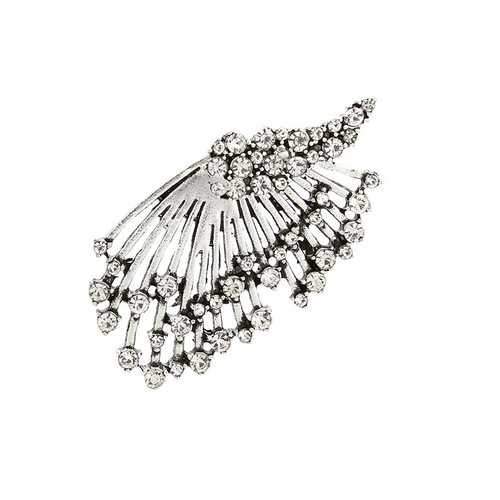 1Pcs Alloy Multi-drill Asymmetrical Earring Multilayer