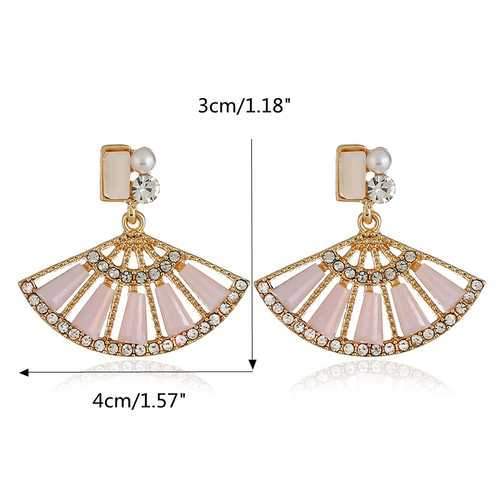 Elegant Rhinestones Dangle Earring Jewelry for Women