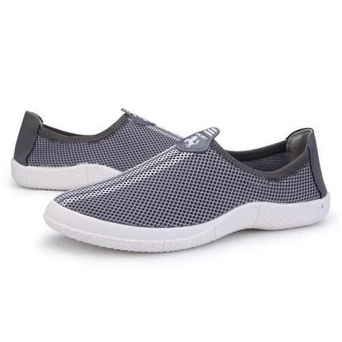 Men Casual Outdoor Mesh Breathable Slip on Sneakers Shoes