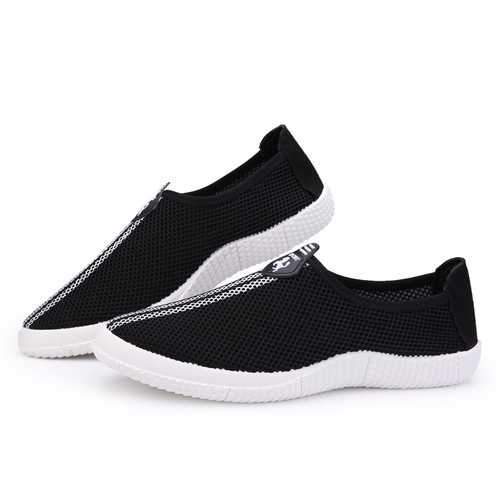 Men Casual Outdoor Mesh Breathable Slip on Sneakers Shoes