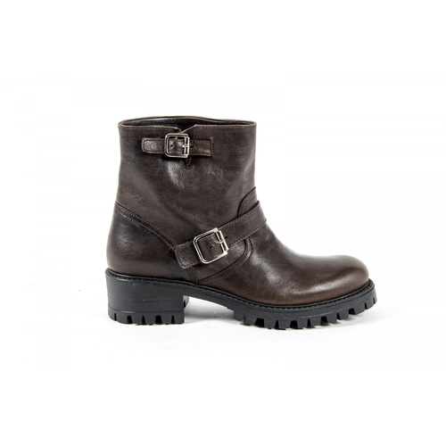 V 1969 Italia Womens Short Boot Brown AMALFI