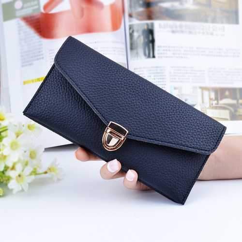 Women Large Capacity PU Leather Card Slots Wallet Pouch for Xiaomi Mobile Phone under 5.5 Inches