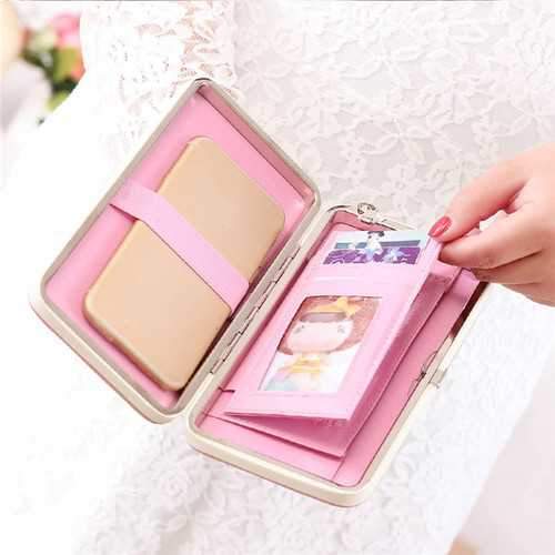 Universal High Heels Functional Phone PU Wallet Case Cover For Samsung Xiaomi Huawei Nubia