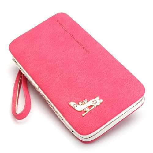 Universal High Heels Functional Phone PU Wallet Case Cover For Samsung Xiaomi Huawei Nubia