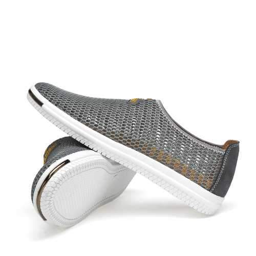 Men Casual Slip On Mesh Loafers Breathable Hollow Outs Flats