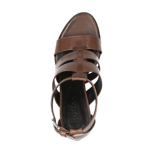 Hogan Womens Sandal Brown HXW1570I320AOFS814