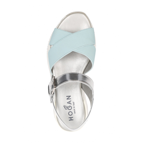 Hogan Womens Sandal Silver HXW2570R14088L1132F