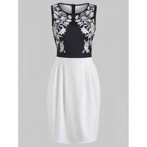 Summer Blossom Dress - Black M