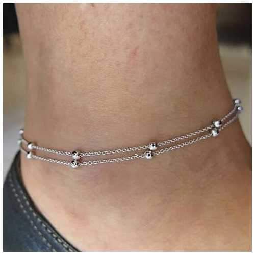 Happy Ending Anklets in Silver and Gold