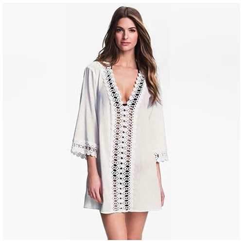 SUN KISSED Crochet Beach Tunic Cover Ups