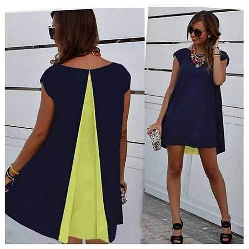 Dream Boat Chiffon Colorblock Tunic In Plus Sizes From Small To 3 XL