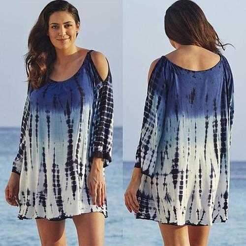 Pacifica Tunic In Tropical Tie Dye