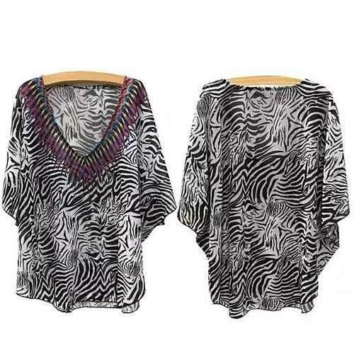 Wild Zebra Beach Coverup And Top