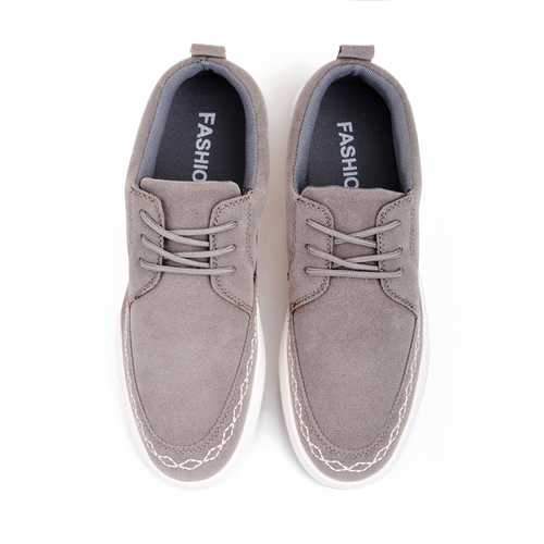 Mens Casual British Style Suede Leather Flats Shoes