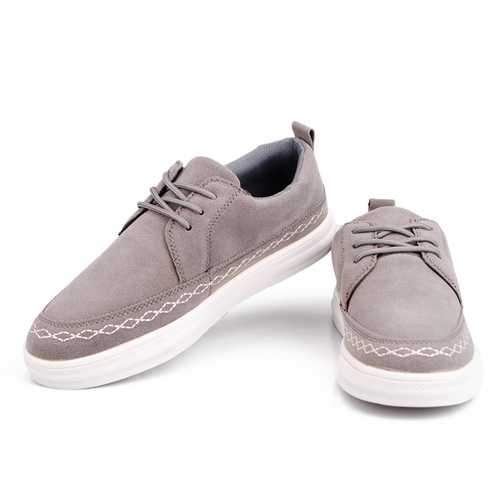 Mens Casual British Style Suede Leather Flats Shoes